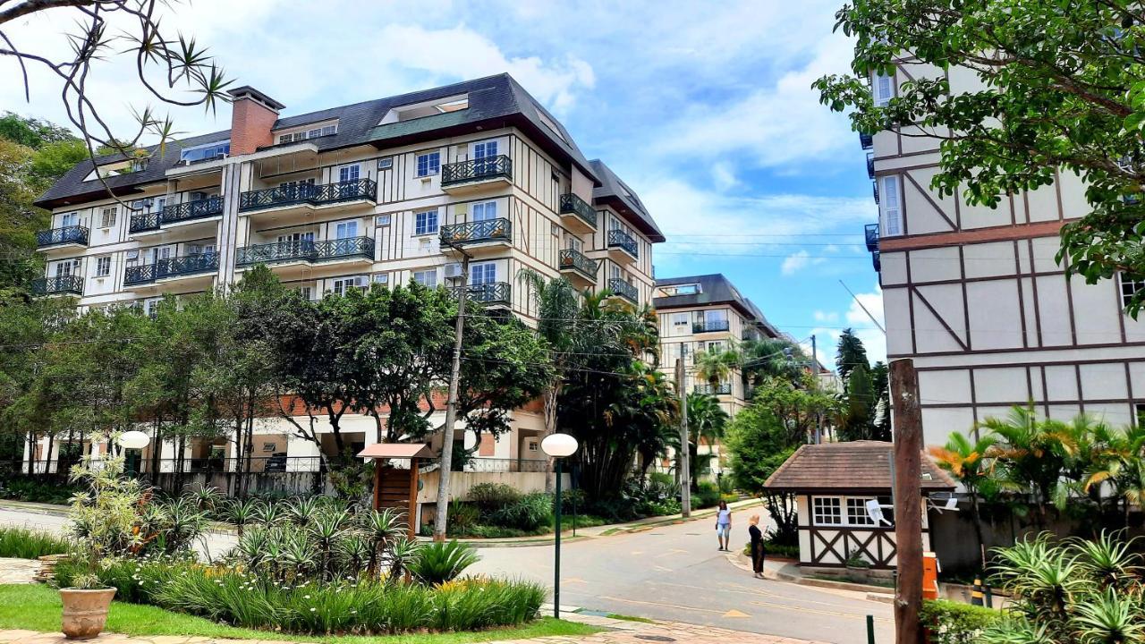 דירות Petrópolis Flat 217 Granja Brasil - Com Piscina Em Itaipava מראה חיצוני תמונה