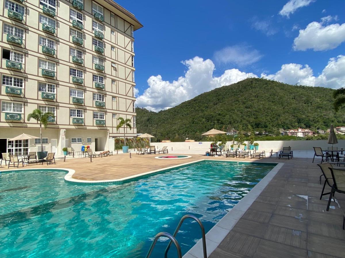 דירות Petrópolis Flat 217 Granja Brasil - Com Piscina Em Itaipava מראה חיצוני תמונה